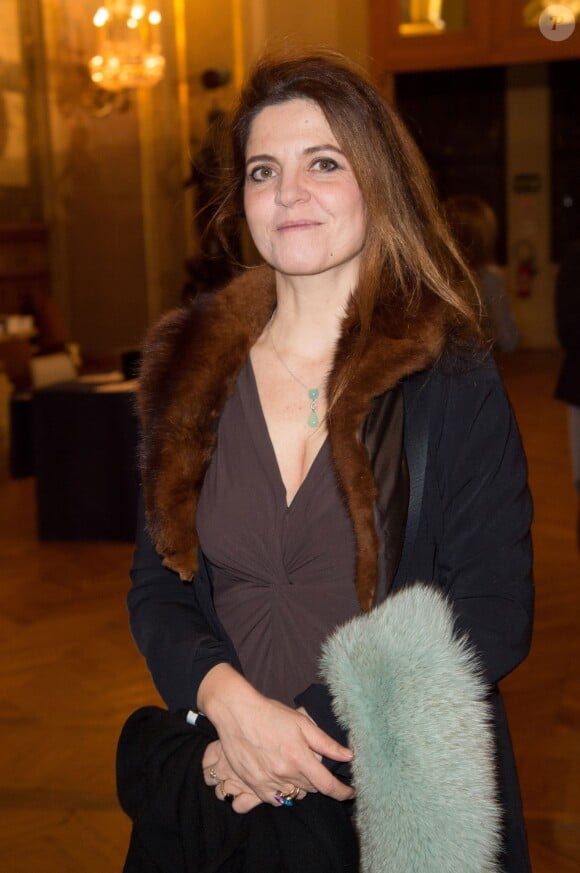 Agnès Jaoui - Dîner de la FIDH (Fédération International des Droits de l'Homme) à l'Hôtel de Ville de Paris le 8 décembre 2015.