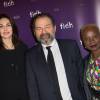 Helena Noguerra, Denis Olivennes et Angelique Kidjo - Dîner de la FIDH (Fédération International des Droits de l'Homme) à l'Hôtel de Ville de Paris le 8 décembre 2015.