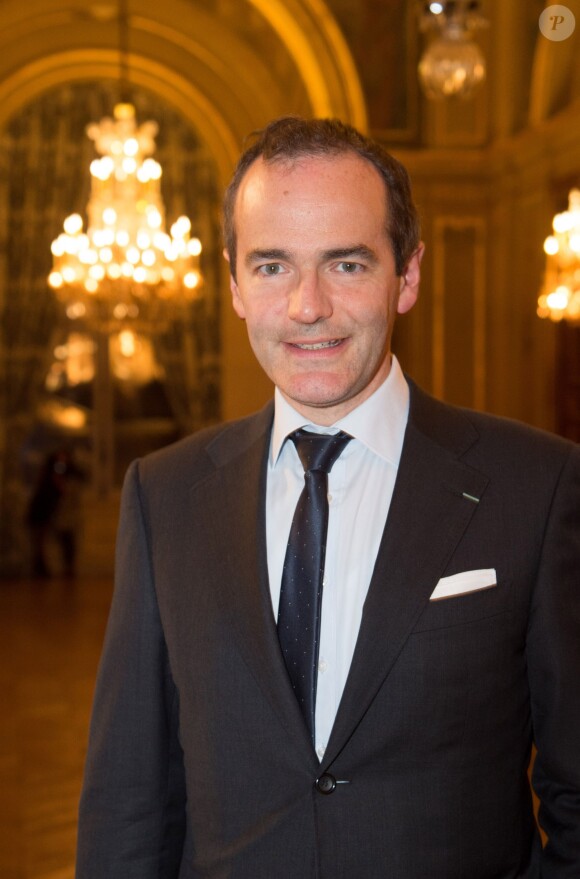 Franck Ferrand - Dîner de la FIDH (Fédération International des Droits de l'Homme) à l'Hôtel de Ville de Paris le 8 décembre 2015.
