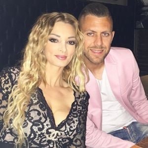 Emilie Nef Naf et Jérémy Menez le 9 mai 2015 à Milan.