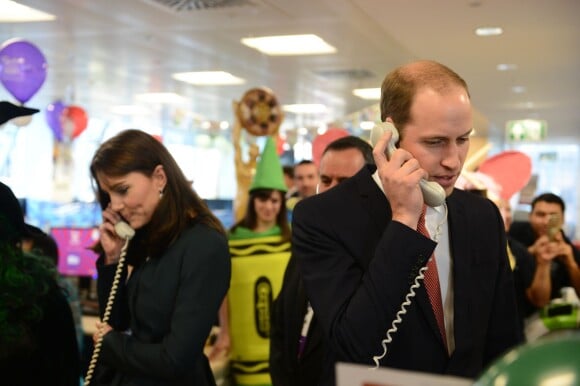 Le prince William et Kate Middleton à la 23e journée de charité annuelle de l'ICAP à Londres, le 9 décembre 2015.