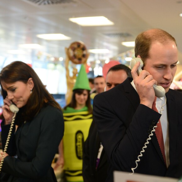 Le prince William et Kate Middleton à la 23e journée de charité annuelle de l'ICAP à Londres, le 9 décembre 2015.