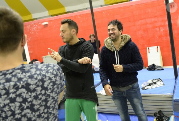 Exclusif - Alex Goude lors des répétitions du spectacle "Timéo" mis en scène par Alex Goude à l'école Nationale des Arts du Cirque de Rosny-sous-Bois, le 28 novembre 2015.