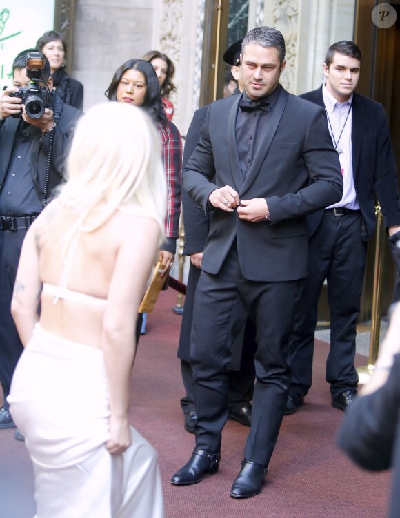 Lady Gaga et son fiancé Taylor Kinney - Soirée Billboard's 10th Annual Women In Music à New York le 11 décembre 2015.