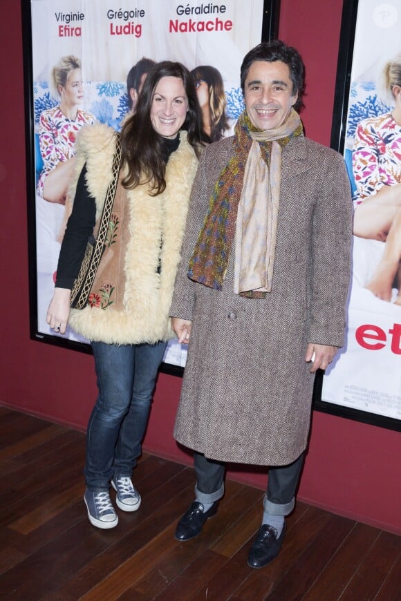 Ariel Wizman et sa compagne Osnath Assayag - Avant Première du film "Et ta soeur" au Publicis à Paris le 14 décembre 2015. © Olivier Borde / Bestimage