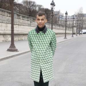 Stromae - au défilé de mode "Valentino", collection prêt-à-porter automne-hiver 2015/2016, à Paris. Le 10 mars 2015