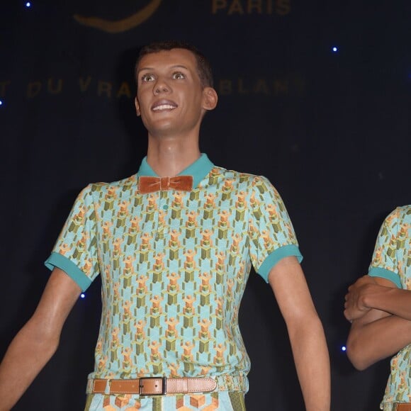 Stromae au Musée Grévin à Paris le 12 octobre 2014.