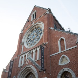 Exclusif - Le chanteur Stromae et Coralie Barbier se sont mariés à Malines dans cette ancienne église transformée en hôtel 4 étoiles, le Martin's Patershof, à Maline, 15 km de Bruxelles. C'était le samedi 12 décembre 2015.