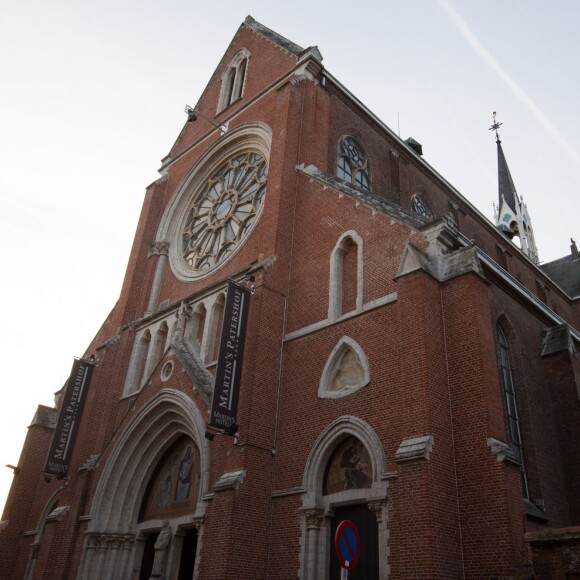 Exclusif - Le chanteur Stromae et Coralie Barbier se sont mariés à Malines dans cette ancienne église transformée en hôtel 4 étoiles, le Martin's Patershof, à Maline, 15 km de Bruxelles. C'était le samedi 12 décembre 2015.