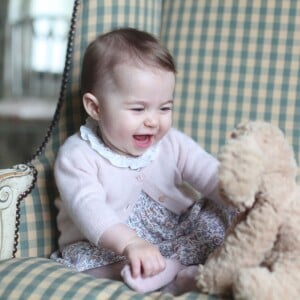 La princesse Charlotte de Cambridge photographiée pour ses 6 mois par sa mère Kate Middleton, à Anmer Hall à Sandringham, en novembre 2015. © La duchesse de Cambridge via Bestimage