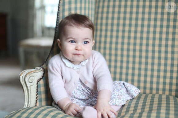 La princesse Charlotte de Cambridge photographiée pour ses 6 mois par sa mère Kate Middleton, à Anmer Hall à Sandringham, en novembre 2015. © La duchesse de Cambridge via Bestimage