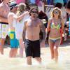Exclusif -Audrina Patridge et son compagnon Corey Bohan se détendent à la plage de Cabo le 13 juin 2015.