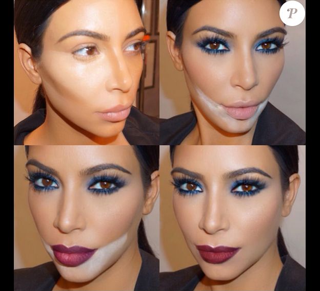 Kim Kardashian, reine du contouring