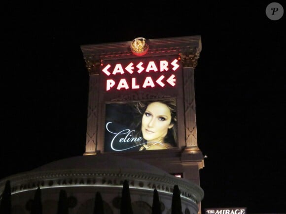 Concert de Celine Dion au Caesars Palace de Las Vegas le 27 août 2015