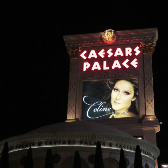 Concert de Celine Dion au Caesars Palace de Las Vegas le 27 août 2015