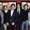 Lionel Abelanski, Pascal Elbé, Vincent Elbaz, Ludovik et Leo Elbé - Avant-première du film "Je compte sur vous" au Publicis Cinémas à Paris le 21 décembre 2015.