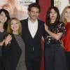 Zabou Breitman, Nicole Calfan, Pascal Elbé, Anne Charrier et Julie Gayet - Avant-première du film "Je compte sur vous" au Publicis Cinémas à Paris le 21 décembre 2015.