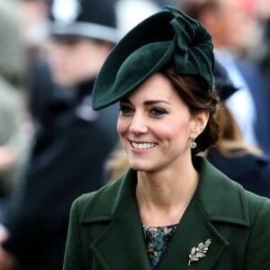 Kate Middleton, duchesse de Cambridge, à la messe de Noël en l'église St Mary Magdalene à Sandringham le 25 décembre 2015.