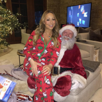 Mariah Carey en pyjama, Khloé Kardashian décolletée : le père Noël est servi !