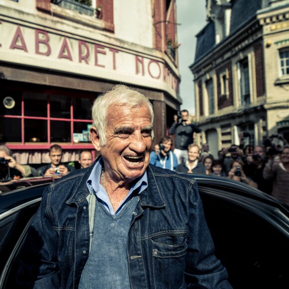 Exclusif - Prix spécial - no web - Jean-Paul Belmondo - Tournage du documentaire produit par Cyril Viguier et Paul Belmondo sur son père Jean-Paul à Villerville, lieu de tournage du film "Un singe en hiver" © Cyril Moreau
