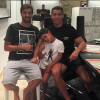 Cristiano Ronaldo avec son fils et ses amis - Photo publiée le 27 septembre 2015