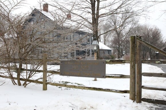 Exclusif - Illustrations de la maison de Bill Cosby dans le village de Shelburne Falls, le 30 décembre 2015, le jour où un mandat a été lancé contre l'acteur pour une agression sexuelle datant de 2004.