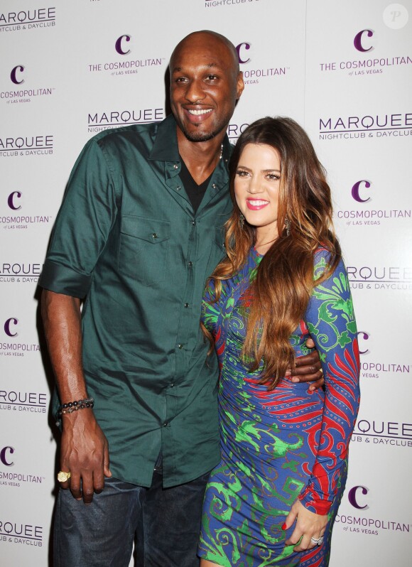 Lamar Odom et Khloe Kardashian en octobre 2011.