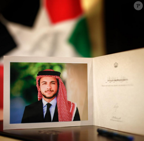 Carte de voeux personnelle du prince héritier Hussein de Jordanie pour le Nouvel An 2016. Instagram Prince Hussein de Jordanie.