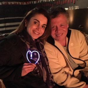 La reine Rania et le roi Abdullah II de Jordanie ont célébré le Nouvel An 2016 sous le signe de l'amour. Photo Instagram Rania de Jordanie.