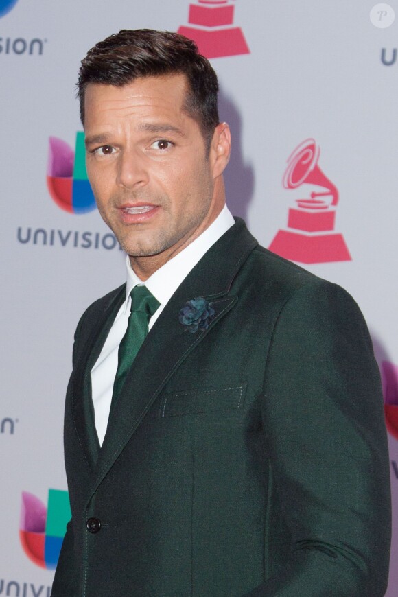 Ricky Martin lors de la 16e édition des "Latin Grammy Awards" à Las Vegas, le 19 novembre 2015.