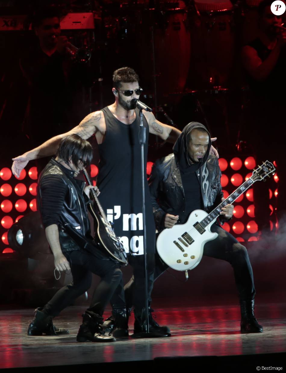 Ricky Martin en concert à Hermosillo au Mexique le 27 décembre 2014 ...