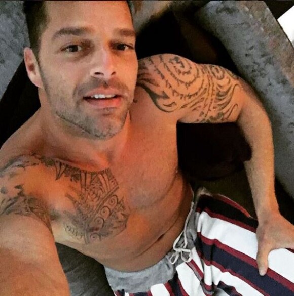 Ricky Martin en mode selfie sur Instagram, décembre 2015