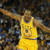 Andre Iguodala sous le maillot des Golden State Warriors lors du match face aux Los Angeles Lakers à l'Oracle Arena d'Oakland, le 24 novembre 2015