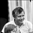 Michel Galabru et son fils Philippe à Saint-Trpêz en 1978.