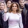 Jennifer Lopez à la sortie de l'émission "Jimmy Kimmel Live!" à Hollywood, le 4 janvier 2016. © CPA/Bestimage