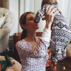 Kristin Cavallari fête le premier Noël de sa fille Saylor / Photo postée sur le compte Instagram de l'ancienne star de Laguna Beach, au mois de décembre 2015.