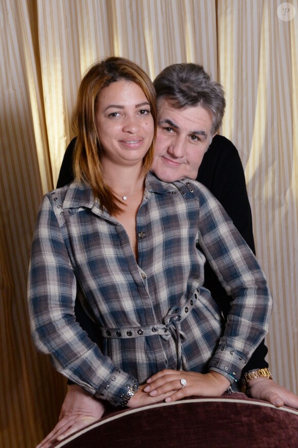 Pierre Ménès et sa compagne Melissa au festival du cinéma et musique de film de La Baule, le 12 novembre 2015 © Rachid Bellak