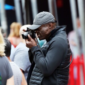Exclusif - Seal avec ses Leni, Henry, Lou et Johan au Luna Park de Sydney le 3 janvier 2016