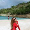 Mariah Carey savoure ses vacances sur une plage de St-Barth. Photo postée sur le compte Instagram de la chanteuse au mois de janvier 2016.
