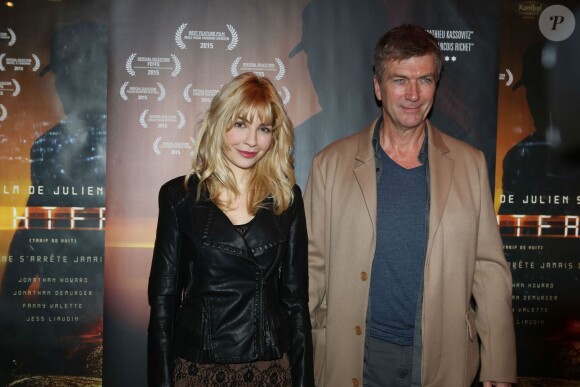 Alix Bénézech, Philippe Caroit - Avant-première du film "Night Fare" au cinéma Publicis à Paris le 11 janvier 2016.