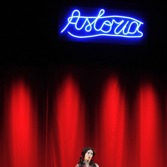 Lorie Pester lors du filage de la piece 'Pygmalion' au Theatre 14 a Paris, France le 11 Janvier 2016.