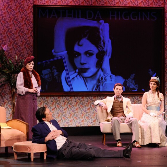 Sonia Vollereaux, Benjamin Egner, Emmanuel Suarez et Cecile Beaudoux lors du filage de la piece 'Pygmalion' au Theatre 14 a Paris, France le 11 Janvier 2016.  Paris