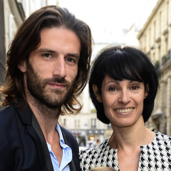 Julien Derouault, Marie-Claude Pietragalla - Soirée du Nouvel An juif chez Marek Halter à Paris le 8 septembre 2013.