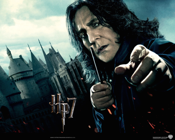 Alan Rickman incarnait Rogue dans tous les films de la saga Harry Potter