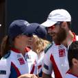 Pippa Middleton et son frère James dans l'équipe de la Michael Matthews Foundation lors de la course Race Across America le 14 juin 2014 à Oceanside.