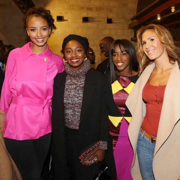 Flora Coquerel, Inna Modja, Hapsatou Sy, Vitaa - Inauguration du showroom d'Hapsatou Sy au Viaduc des Arts à Paris, le 14 janvier 2016. © CVS/Bestimage