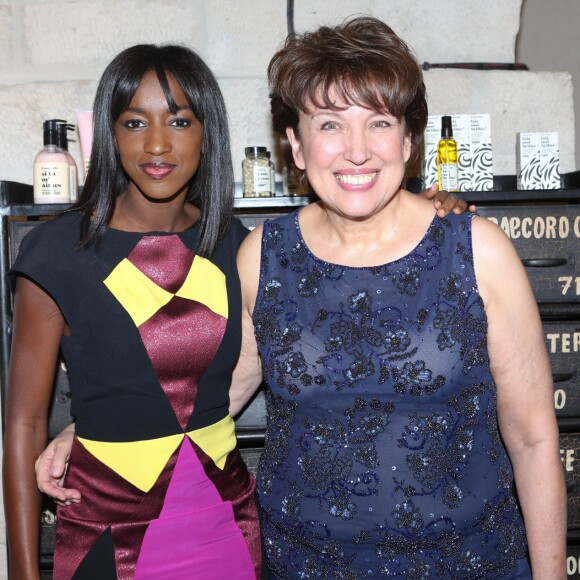 Hapsatou Sy, Roselyne Bachelot - Inauguration du showroom d'Hapsatou Sy au Viaduc des Arts à Paris, le 14 janvier 2016. © CVS/Bestimage