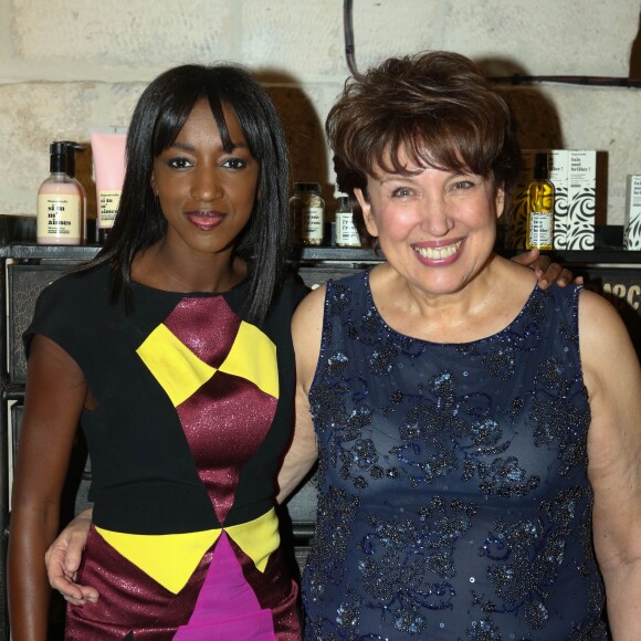 Hapsatou Sy, Roselyne Bachelot - Inauguration du showroom d'Hapsatou Sy au Viaduc des Arts à Paris, le 14 janvier 2016. © CVS/Bestimage