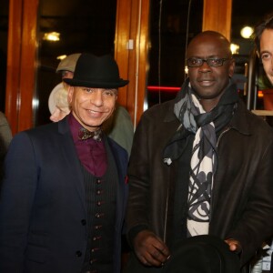 Lilian Thuram, Vincent Cerutti - Inauguration du showroom d'Hapsatou Sy au Viaduc des Arts à Paris, le 14 janvier 2016. © CVS/Bestimage