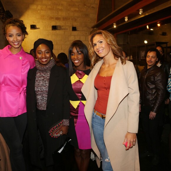 Flora Coquerel, Inna Modja, Hapsatou Sy, Vitaa - Inauguration du showroom d'Hapsatou Sy au Viaduc des Arts à Paris, le 14 janvier 2016. © CVS/Bestimage